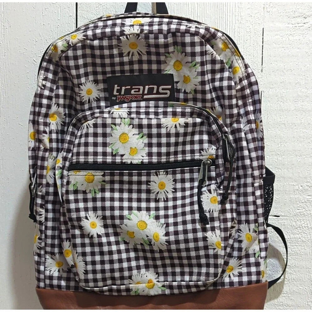 Trans by Jansport Daisy Gingham Backpack School Bag